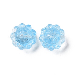 Perle di vetro verniciate a spruzzo trasparente&nbsp;GLAA-I050-06G