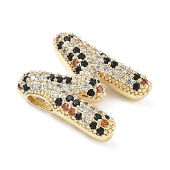 Латунные микро проложить кубического циркония подвески KK-Z108-02G-M