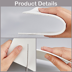 12 шт. 2-цветные 3D-листы из вспененного eva-материала AJEW-CY0001-02