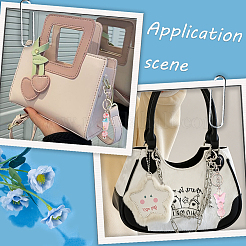 10 шт. застежки для брелка из сплава&nbsp;KEYC-SC0001-79C