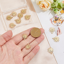 12 шт. ионное покрытие (IP) 316L хирургическая нержавеющая сталь подвески FIND-DC0006-37