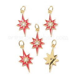 Латунные микро проложить кубический цирконий подвеска&nbsp;ZIRC-P089-16G