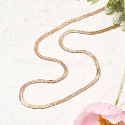 4 мм цепочка-елочка из нержавеющей стали 304 для женщин NJEW-B131-08RG