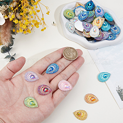 50 Stück Harz Cabochons&nbsp;CRES-GF0001-07