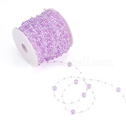 Chaînes à maillons ronds en acrylique&nbsp;DIY-MB0007-001C
