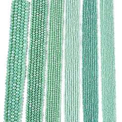 FilI di perline in vetro placcato&nbsp;LS-EGLA-A044-P6mm-B14
