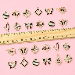 28шт 11 стиля подвески из сплава с эмалью&nbsp;FIND-FS0003-24