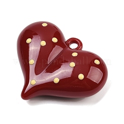 Подвески из непрозрачной акриловой эмали OACR-B036-12C