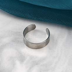 Anillos de puño abiertos de acero inoxidable 304&nbsp;RJEW-G335-01A