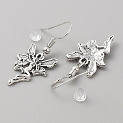 Серьги с подвесками из богемского сплава для женщин&nbsp;EJEW-WH0009-42D