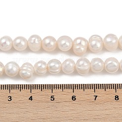 Нити из натурального культивированного пресноводного жемчуга PEAR-I007-07X-07A