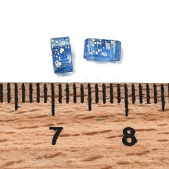 Прозрачные стеклянные бусы с 2 отверстием SEED-S023-30B-27