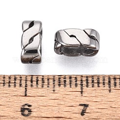 Европейские бусины из нержавеющей стали 304&nbsp;STAS-T072-125AS