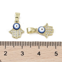 Настоящие 18к позолоченные латунные подвески с микропаве и кубическим цирконием&nbsp;KK-L209-078G-03