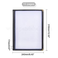 A4 kunststoff menü buchschutz&nbsp;AJEW-WH0237-11