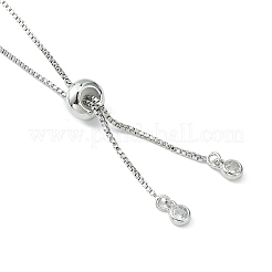 Браслеты с ползунком цепи из латуни с покрытием для стойки&nbsp;MAK-YW0001-04P