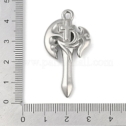 Pendentifs en acier inoxydable 304 anti-ternissement&nbsp;STAS-Q328-01P-01