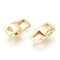 真鍮カニカン  18KGP本金メッキ  11x6x3mm  穴：3x1mm&nbsp;KK-O132-10G