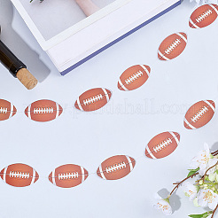Rugby-Dekorationsbanner aus Papier zum Aufhängen&nbsp;AJEW-SP0004-84