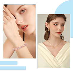 10 шт. латунные микропрозрачные бусины-разделители из кубического циркония&nbsp;KK-HS0001-52LG