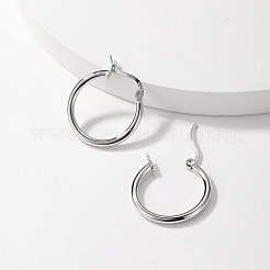 Винтажные серебряные серьги-кольца S925 для женщин NK6073