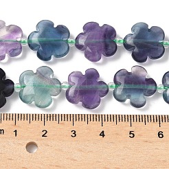 Естественных цветов радуги флюорита бисер пряди G-L241B-09-01