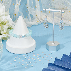 80 шт. разделительные бусины из нержавеющей стали 304&nbsp;STAS-BBC0008-27B-P