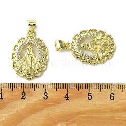 Colgante micropavé cubic zirconia de latón&nbsp;KK-H472-53O-G
