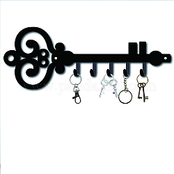 Creatcabin крючок вешалка настенный брелок металлическая декоративная навесная вешалка с дизайном в форме ключа стойка-органайзер с 6 крючком для стены, ванная, кухня, подъезд