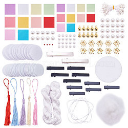 Kit di accessori per capelli fai da te, colorato, 2.5~800mm