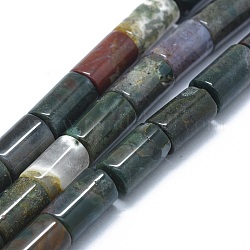 Природного индийского агата бисер нитей, колонка, 15~16.8x9.8~10 мм, отверстие : 1.2 мм, около 25 шт / нитка, 15.5~15.9 дюйм (39.5~40.5 см)