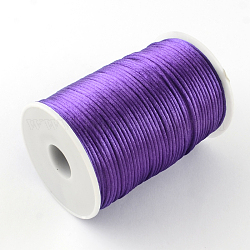 Polyesterkorde, mauve, 2 mm, ca. 98.42 Yard (90m)/Rolle