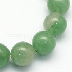 Naturali verdi perle tonde avventurina fili, 4.5mm, Foro: 1 mm, circa 96pcs/filo, 15.5 pollice