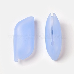 Étui portable en silicone pour brosse à dents, bleuet, 60x26x19mm