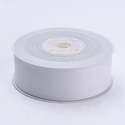 Doppeltes mattes Satinband, Polyester Satinband, Rauch weiss, (1-1/4 Zoll)32 mm, 100yards / Rolle (91.44 m / Rolle)