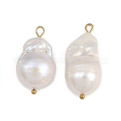 Подвески из натурального пресноводного жемчуга Кеши STAS-D378-05G-1