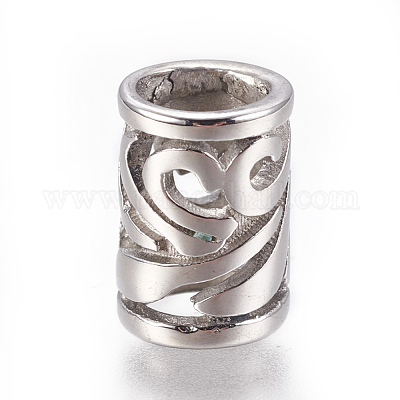 Европейские бусины из нержавеющей стали 304 STAS-F212-078P-1