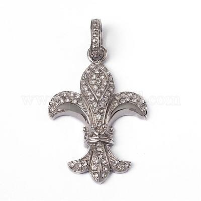 Подвески из хирургической нержавеющей стали 316 со стразами STAS-L184-038-1