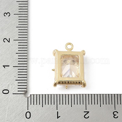 Латунные микро проложить кубического циркония подвески KK-M326-21G-1