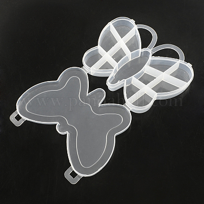 Бабочки пластиковые контейнеры для хранения бисера X-CON-Q023-14-1