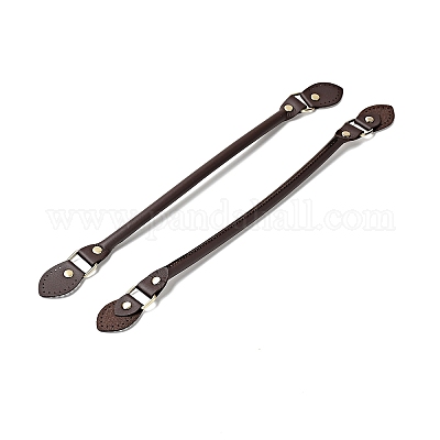 Конец листа кожа из микрофибры пришивка ручек сумки FIND-D027-12B-1