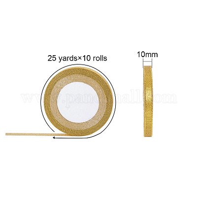 Блестящая металлическая лента OCOR-T001-10mm-JC-1