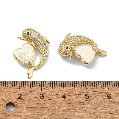 Латунные микропаве прозрачные подвески с фианитом KK-A221-21B-G-1