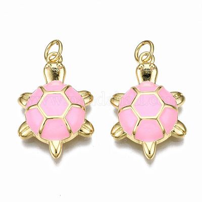 Латунь эмаль подвески KK-Q252-018C-NF-1