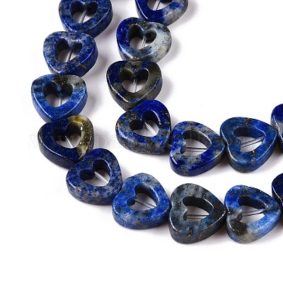 Нитки бусины из натурального ляписа-лазури G-N342-87-1