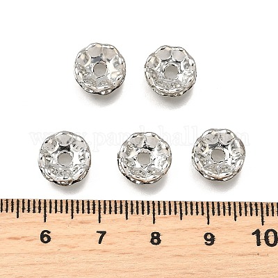 Латунные бусины-разделители из хрусталя класса А RB-A006-10MM-N-1