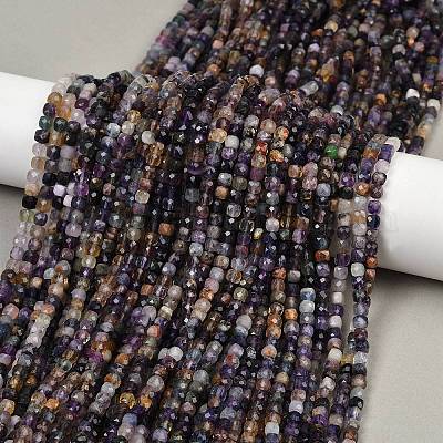 Природного флюорита бисер нитей G-RM2025-C42-C-1