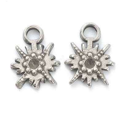 Подвеска из нержавеющей стали 304 со стразами STAS-P279-45P-1