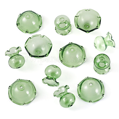 6 комплект прозрачных стеклянных колпачков GLAA-BY0001-07D-1