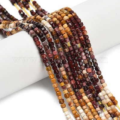 Природные mookaite бисер нитей G-L634-D03-2.5x2.5mm-1